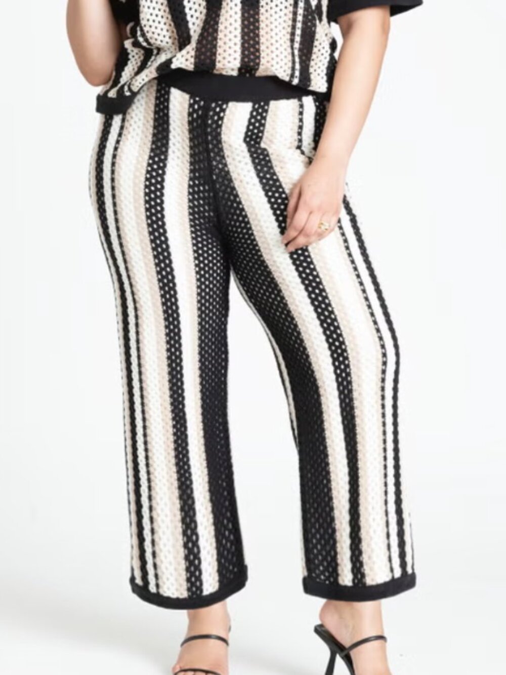 Eloquii Crochet Pull On Pant